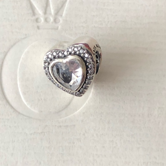 PANDORA Sparkling Love Charm, Clear Cubic Zirconia - Picture 3 of 4